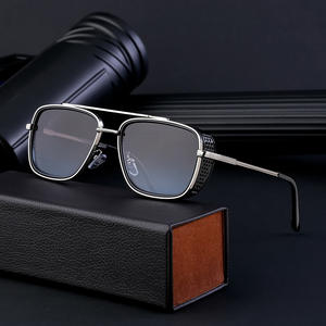 Gafas de Sol Retro Punk para Hombre Steam, Montura Negra, Lentes de PC con Protección UV400, para Conducir, Moda, Clase 2 - Product Image 5