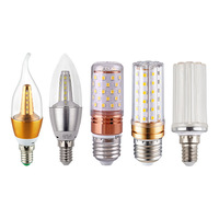 Ampoule LED Edison de haute qualité 5W B22 E27 Mode de commutation de capteur pour l'éclairage commercial domestique avec des bases de variété E14 G9 GU5.3