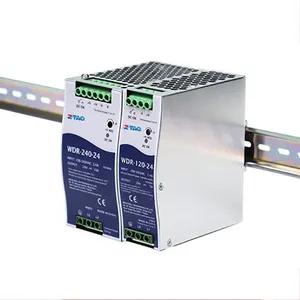 Meanwell WDR-60 serisi 60W Ultra geniş giriş endüstriyel DIN ray güç kaynağı WDR-60-24 led şerit ışık ve kapalı devre kameralar 60W
