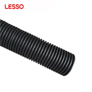 LESSO foshan high quality industrial waste discharge plastic drain culvert black corrugated hdpe pipe