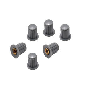 Op maat gemaakte CNC-gedraaide 0,15 inch insert-as potentiometerknop - kunststof voor gitaarversterkers - Product Image 3