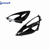 Kit carrosserie extérieur compatible McLaren 720S, modification du cadre de phare, cadre de feux antibrouillard en fibre de carbone sèche, abat-jour