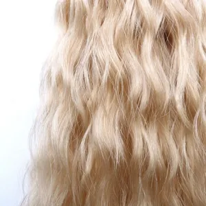 factory Price Buy Wholesale U V Fan Y I tip keratin human hair blond fu sion bond hair extensions