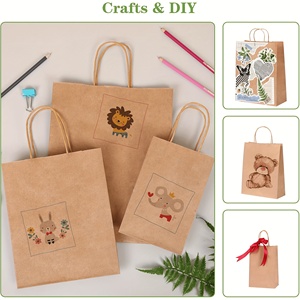 China Paper <b>Bag</b> with Handle Food Takeaway <b>Shopping</b> <b>Bags</b> Custom Kraft Paper <b>Bags</b> with Your Own logo - Product Image 5