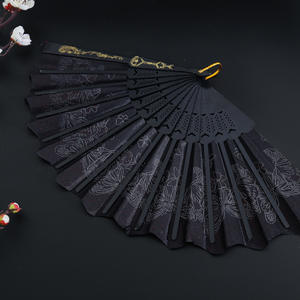 स्टॉक तितली फूल श्रृंखला आधुनिक सरल प्लास्टिक फोल्डिंग 6 रंग चींगसम नृत्य लोलिटा - Product Image 4