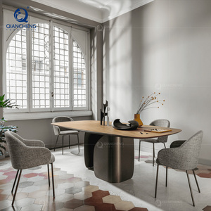 Qiancheng Guangdong Smart Extendable <b>Dining</b> <b>Table</b> Set 10 Seater <b>Folding</b> Movable Mechanism Luxury Furniture TBCZ2123 Extendable D - Product Image 4