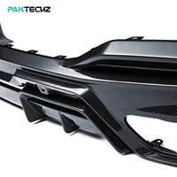 Paktechz Prepreg Dry Carbon Fiber Body Kit Difusor trasero para BMW X6 G06 2019 - 2024