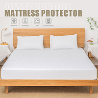 Emballage personnalisé d'usine OEKO TEX GOTS Drap-housse protège-matelas imperméable de couleur