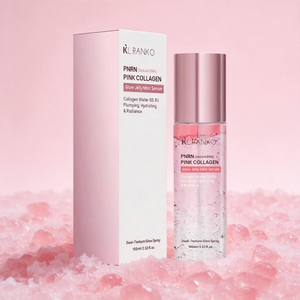 Spray Facial OEM Jelly Mist Serum Rosa con PDRN, Colágeno, Doble Textura, Niacinamida, Glutatión y Ácido Hialurónico para Hidratación y Luminosidad - Product Image 6