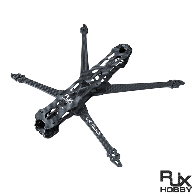 RJXHobby GK 10inch Carbon Fiber Frame Kit with 3D Printed Parts for RC FPV Racing Drone