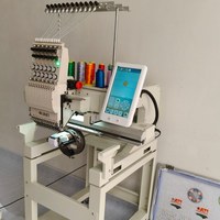 Machine à broder numérique à 12 aiguilles pour vêtements, casquettes et t-shirts, fabrication chinoise, facile à utiliser