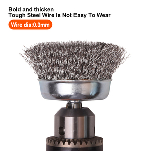 <span class=keywords><strong>Brosse</strong></span> métallique ronde à fil de fer avec tige, petite taille, pour meulage <span class=keywords><strong>circulaire</strong></span> HARDEN - Product Image 3