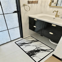 Hot-Selling Custom umwelt freundliche Toilette Teppich & Bade matten Set Anti-Rutsch-Gummi-Backing Absorbent für Dusch boden Home Hotel