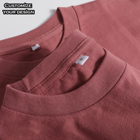 T-shirt uni en coton lourd 100 % (220 g) pour homme, personnalisable avec impression numérique DTG, logo et motif – Vente en gros