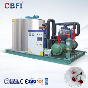 Tiết kiệm năng lượng nước làm mát 15 tấn/ngày đầu ra <span class=keywords><strong>Flake</strong></span> máy nước đá cho hải sản & chế biến thịt - Product Image 1