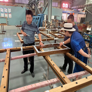 Trung Quốc <span class=keywords><strong>2025</strong></span> Chất lượng cao Thiết kế hiện đại cửa sổ gỗ Ốp cửa và cửa sổ cho nhà nhôm ốp gỗ với khung hợp kim nhôm - Product Image 4