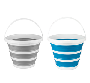 Household 10L Foldable Cleaning Washing Round Collapsible <strong>Folding</strong> Water Silicone Plastic <strong>Buckets</strong> for Camping Fishing - Product Image 3