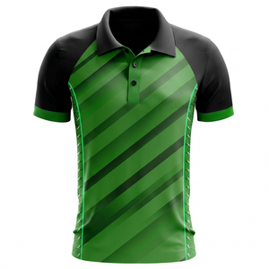 Camisetas de Polo para Hombre, 100% Algodón, Tejido de Punto, Sublimación, Transpirables, Contraste de Color, Manga Corta, Fabricante Mayorista - Product Image 1