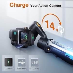 Hohem para cámaras de acción ISteady Pro <span class=keywords><strong>4</strong></span> de 3 ejes, cardán para GoPro para cámaras de acción <span class=keywords><strong>DJI</strong></span> <span class=keywords><strong>OSMO</strong></span> Insta360 One R | Estabilizadores - Product Image 2