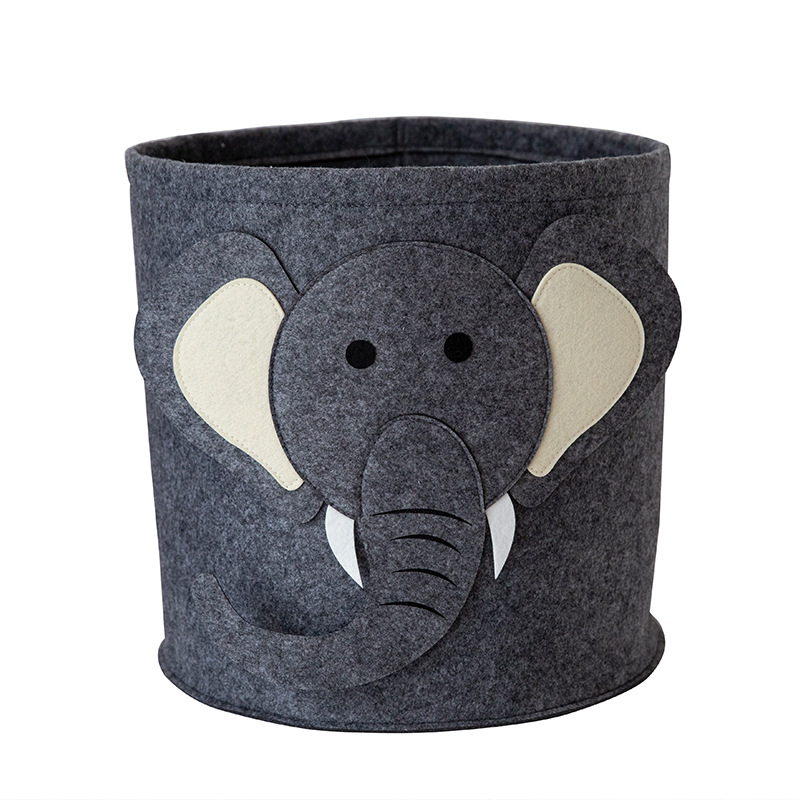 Корзина для белья с мультяшным рисунком, экологически чистая складная корзина для хранения одежды, игрушек, мешки и корзины для белья