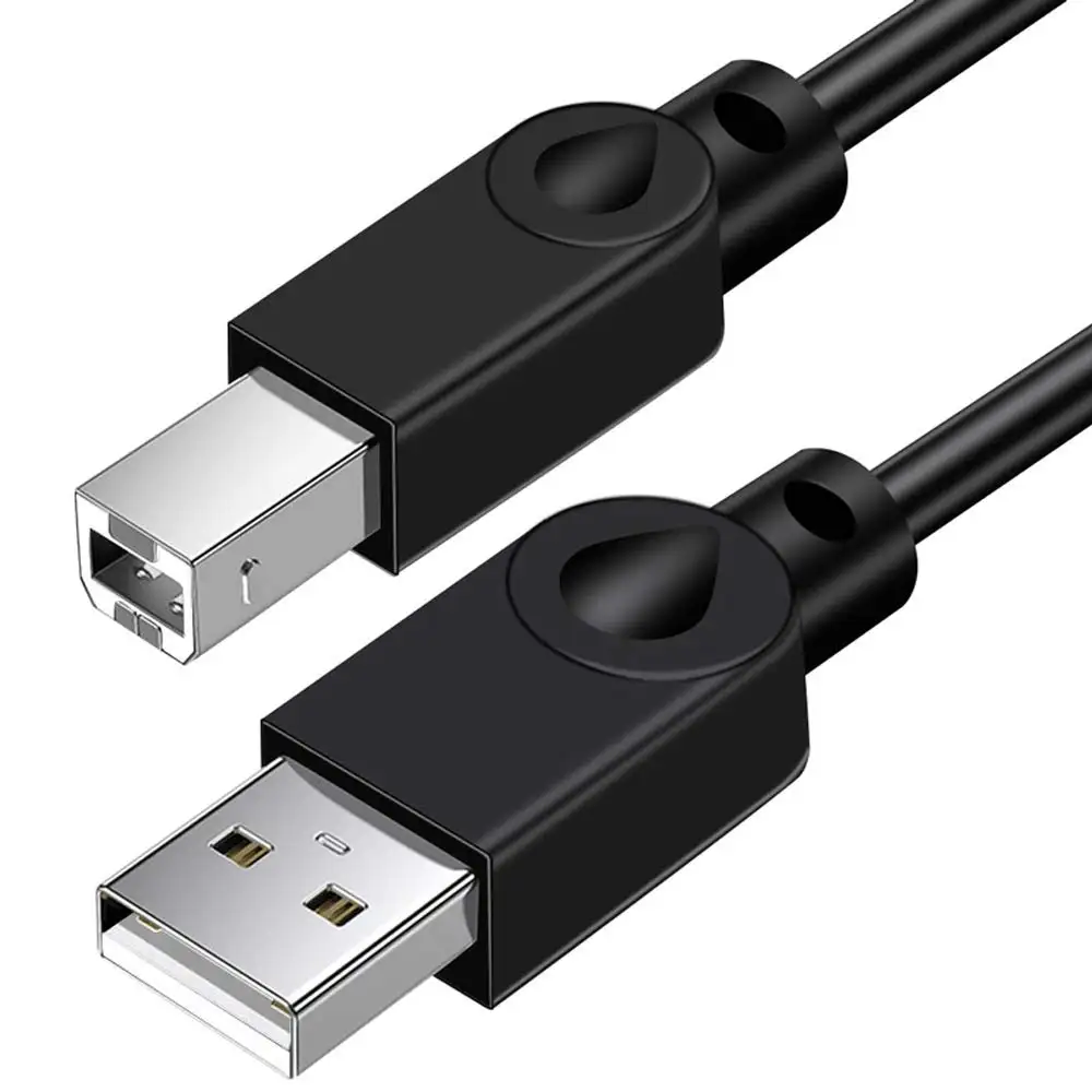 מפעל מחיר זול 10ft usb כבל מדפסת כבל ביו 2.0 א-זכר עד b-זכר כבל USB סוג b חוט סורק חוט חוט