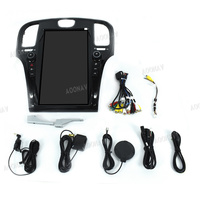 13.6 pouces Tesla Style Auto Stéréo Pour Chrysler 300C 2011-2023 Android 12 Autoradio GPS Navigation Lecteur Multimédia Récepteur