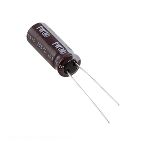 Distribuidor Autorizado UPW0J122MPD1TA Condensador de Aluminio 1200UF 20% 6.3V RADIAL 1200 uF Condensador de Orificio Pasante - Product Image 1
