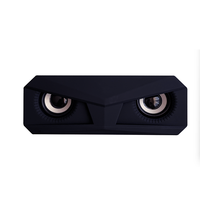 Speaker Portabel Owl RGB Cat LED Light Eye dengan Daya 10W, Baterai 1200mAh, TF, USB, dan Radio FM Tipe C