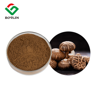 Натуральный органический порошок экстракта гриба шиитаке с витаминами и 30% полисахаридов, оптом в бутылочной упаковке - Product Image 2