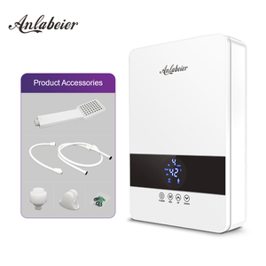 Chauffe-eau électrique instantané sans réservoir Anlabeier XD60 220-240V 6KW avec bouton tactile en verre trempé et écran LED 25-55°C - Product Image 3