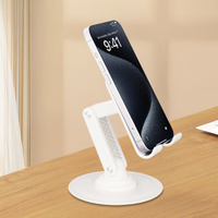 Nouveau support de téléphone magnétique rotatif à 360° flexible et pliable pour iPad, idéal pour une utilisation sur table ou bureau - Vente en gros 2025