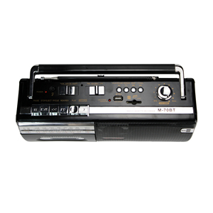 Retro Cassette Recorder Player, AM FM SW Radio Boombox, Rechargeable <b>USB</b> TF Slot, ABS for Camping Gift - Product Image 2