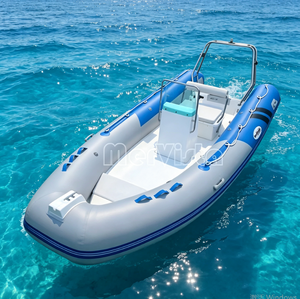 Bateau pneumatique pliable en PVC certifié CE de 5,2 m avec feux de navigation et raccords en acier inoxydable <span class=keywords><strong>pour</strong></span> la pêche, le surf et les lacs - Product Image 1