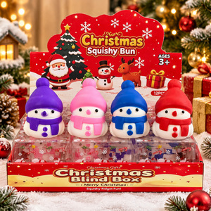 Jouet Squishy de Noël 2026 : Arbre de Noël et Bonhomme de Neige – Jouet de Décompression Créatif à Presser pour Magasins de Détail - Product Image 5
