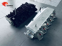 Collecteur d'admission CNC en stock pour moteur BMW B58 Gen 1, épaisseur 100 mm, avec rail de carburant et entretoise optimisés