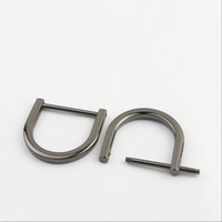 D vis 10 12 15 20 25 32 38 mm 1/10pcs sac matériel métal Clip fermoir boucle sac à main sangle Rectangle anneaux manille