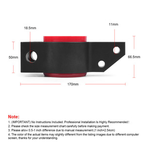 Kit de Bujes de Poliuretano para Brazo de Control Delantero Derecho para Volkswagen Passat B6 B7 Audi Q3, Material de Resorte de Goma, Hecho para ABARTH VW - Product Image 4