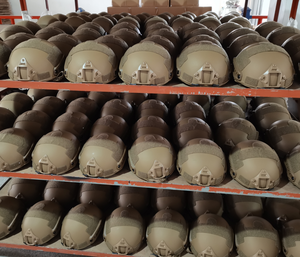 Casco Tattico Sand FAST MICH M88 Wendy in Aramide, Casco da Addestramento PE 3A IIIA BR1 BR2, Casco Balistico Veloce 3A per Esterni - Product Image 2