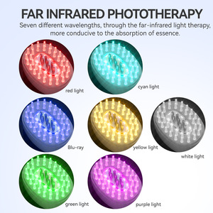 Cepillo de masaje para el cuero cabelludo con rodillo y vibración de 85 mm x 62 mm para el cuidado del cabello de adultos - Product Image 4