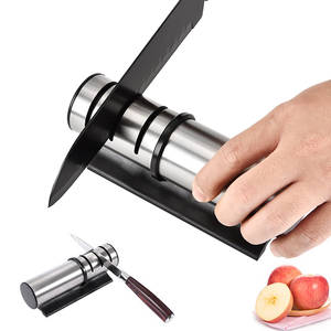 Household Sharpening Stone Handheld Knife <b>Sharpener</b> Kitchen Knife with Anti Base - Product Image 1