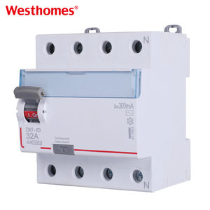 Disjoncteur différentiel (RCCB) AC 4P WESTHOMES <span class=keywords><strong>DX3</strong></span>-<span class=keywords><strong>ID</strong></span> <span class=keywords><strong>63A</strong></span> en cuivre, 6kA de pouvoir de coupure - Product Image 1