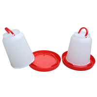 Jiechen Bouilloire en plastique entièrement automatique Équipement d'eau potable pour poulet Baril de volaille Éleveur Abreuvoirs pour animaux Souffler