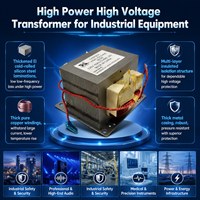 Transformateur de contrôle de puissance monophasé EI105 400W 220V pour convertisseur de tension industriel, transformateur basse fréquence