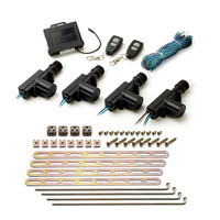 Kit de verrouillage centralisé à distance Promata RC800-41 4 portes, système d'entrée sans clé avec 2 télécommandes, 12V 24V pour voiture et camion