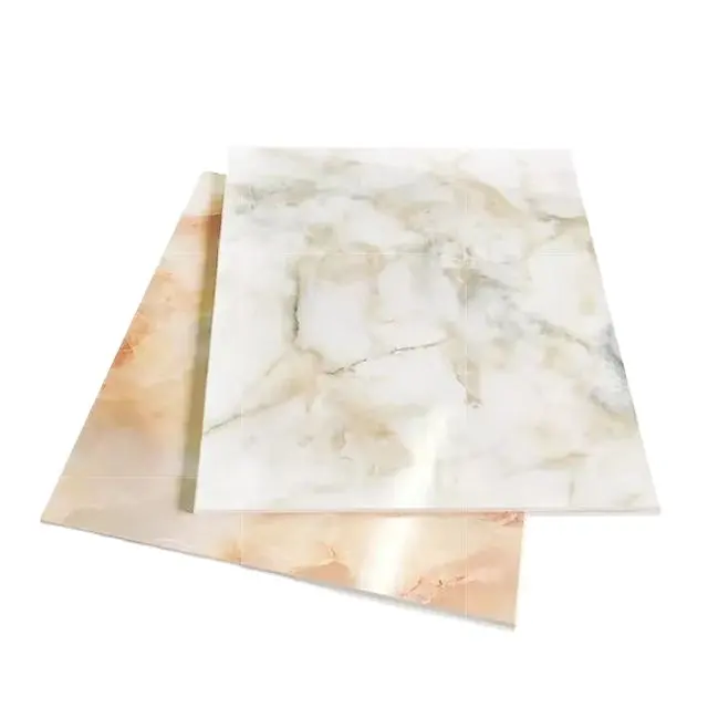 Longtime UV Marble Acrylic Plastic Ceiling Translucent decorative 3D PVC Sheet Wall Covering Panel Board