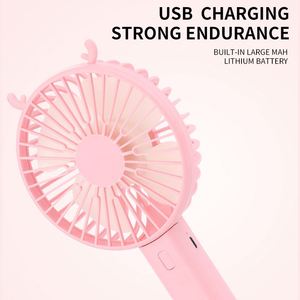 2026 New Arrival Usb Rechargeable Portable Pocket Small Stand <b>Table</b> With Phone Holder Outdoor Hand Held Handheld Mini Fan - Product Image 3