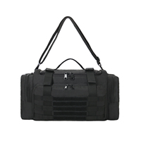 Sac de patrouille, sac à équipement, organisateur de siège avant de voiture, sacs tactiques de service de bureau pour siège passager Molle avec sangle d'épaule amovible