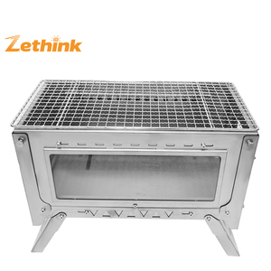 Kompor Tenda Paduan Titanium Wt-Dream Multi-Fungsi, Pemanggang Kayu untuk Luar Ruangan, Oven Barbekyu untuk Berkemah & Mendaki, Impian Pendaki - Product Image 6