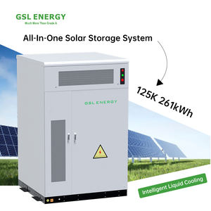 Sistema de Almacenamiento de Energía Solar Industrial y Comercial GSL Energy de 125kW 261Kwh BESS, Sistema de Energía Solar Híbrido Completo - Product Image 3