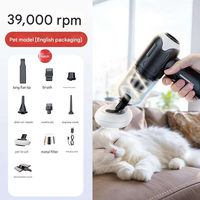 Aspirateur portable sans fil, léger et polyvalent pour la maison et la voiture, également adapté aux chats et aux chiens